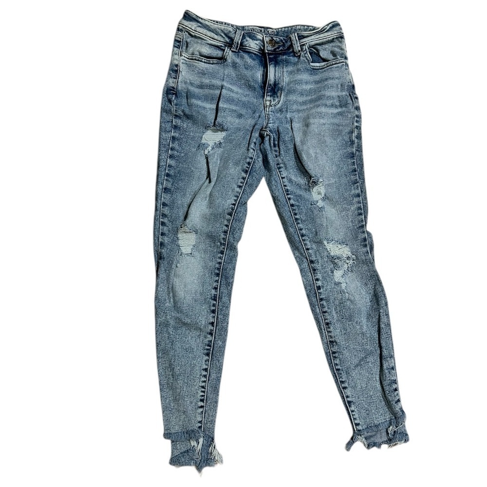 Maurice distress women’s jeans high rise size 6 - Picture 6 of 8